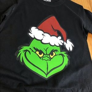 Grinch face tee shirt